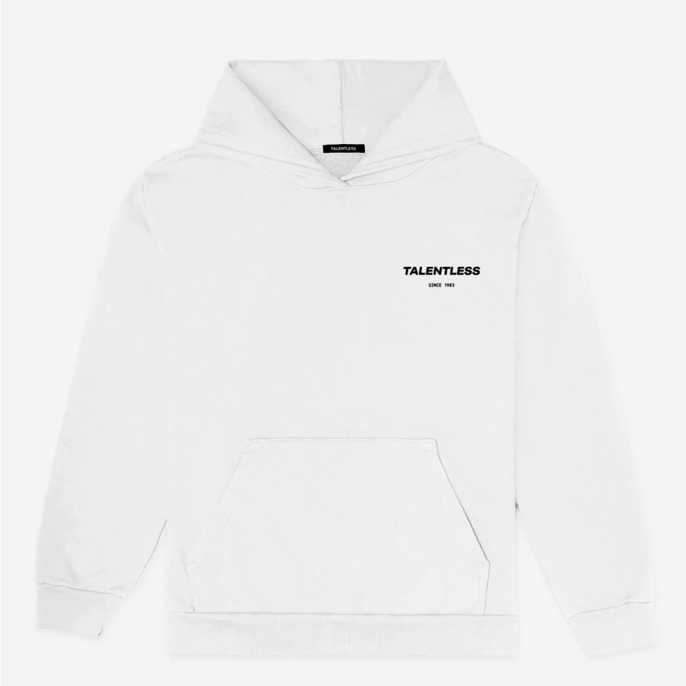 White TALENTLESS Hoodie